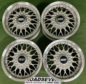 ★BBS RG036 GERMANY ワーゲン ポロ 14インチ 14×6J +40 PCD100 4穴 ハブ:約57.1mm 4本Set アルミホイール 中古品 ★腐食有 ★送料無料