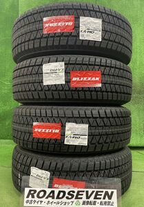 ★225/65R17 BRIDGESTONE DM-V3 2022年製 ラベル付き スタッドレスタイヤ 社外アルミ付 17×7J +48 PCD114.3 5H 4本Set ★送料無料