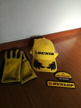 ダンロップ DUNLOP ウイナーズキャップ ワッペン2枚 インナーグローブ 4点詰め合わせ WINNERS-CAP デジタイヤ 防寒グローブ_画像1