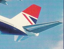 エアライン製絵はがき　英国航空　1974年以降3回の機体塗装変遷　_画像3