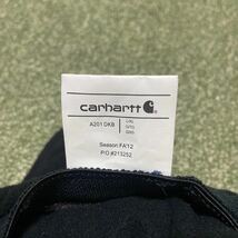 carhartt カーハート ドッグイヤーキャップ 帽子 耳当て付き フリースライナー 黒 レア_画像5