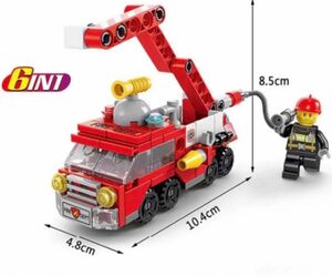 LEGO レゴ レゴデュプロ duplo 消防車変身ブロック レゴブロック互換性 ミニフィグ カー