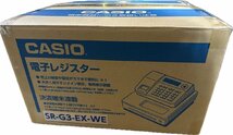 1円★未使用品　CASIO 電子レジスター 4部門 1シート Bluetooth対応 SR-G3-EX ホワイト送料無料【4971850512837】_画像10