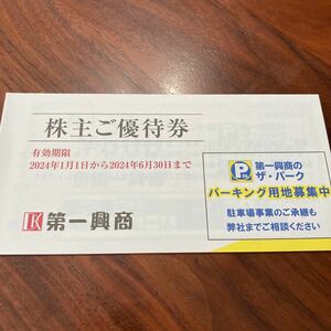 【匿名送料無料】第一興商 株主優待券 5000円分（500円×10枚）株主優待 有効期限2024年6月30日まで 優待 カラオケ レストラン