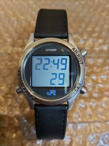 シチズン◆JR西日本　乗務員用デジタル腕時計◆CITIZEN　鉄道時計