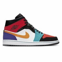 【29cm】NIKE AIR JORDAN 1 MID What the NBA Multi Crazy ナイキ エアジョーダン1 ミッド マルチ クレイジー 　国内正規品　新品未使用_画像2