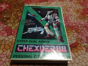 アスキー　テグザー　THEXDER　PC-8801版（5インチFD1枚　パッケージ、ハガキ、説明書。起動確認済）送料込み