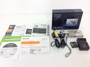 ●営SR645-60　【通電動作確認初期化済み】 Panasonic LUMIX DMC-FX60 パナソニック ルミックス コンパクトデジタルカメラ