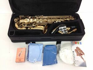 ●営SR692-120　BQKOZFIN ブクコズフィン SAXPHONE アルトサックス ケース付き