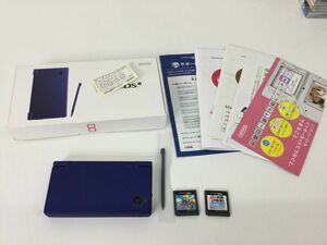 ●営SR656-60　ニンテンドーDSi 本体 TWL-001 箱説付 ソフト 社会福祉士試験/牧場物語