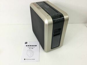 ●代TW222-100【取扱説明書付き】GBC マイクロカットシュレッダ A17M 紙 CD DVD カード 細断 マイクロクロスカット シュレッダー