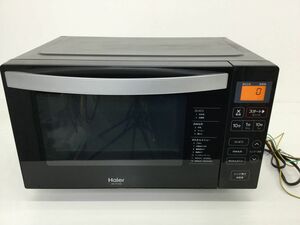 ●代TW230-140　Haier ハイアール ヘルツフリー 電子レンジ JM-FH18G 2020年製 ブラック