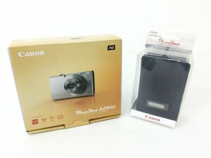 ●営KW503-60【未使用品】キャノン CANON デジカメ PowerShot A2300 HD/ソフトケース付き