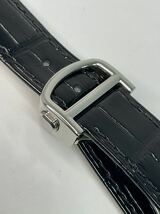 営KZ300-60◆ 【美品】Cartier／カルティエ ブラック 腕時計 ベルト KD8TZ037 BBL 袋あり_画像3