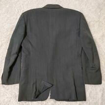 1円〜【漂う風格】リングヂャケット RING JACKET シングルスーツセットアップ グレー シルク混グレー 46サイズ M〜Lサイズ相当 肩パッド_画像4