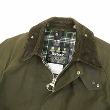 90's●Barbour バブアー 93年製 MOORLAND ムーアランド オイルド ジャケット オリーブ 42_画像5