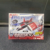 中国バンダイ ウルトラマンガイア メカニック 飛行機 XIGファイターSG 光る 鳴る 中国限定_画像2