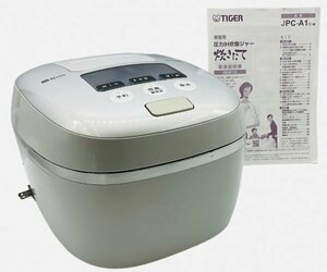 タイガーTIGER　JPC-A101-WH 炊飯器 炊きたて ホワイトグレー 5.5合 /圧力IH　19年製　
