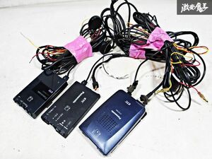 車屋・ショップ必見！パナソニック Panasonic ETC 車載機 CY-ET500D ET917KD ET909KD 3台セット 棚 C1F