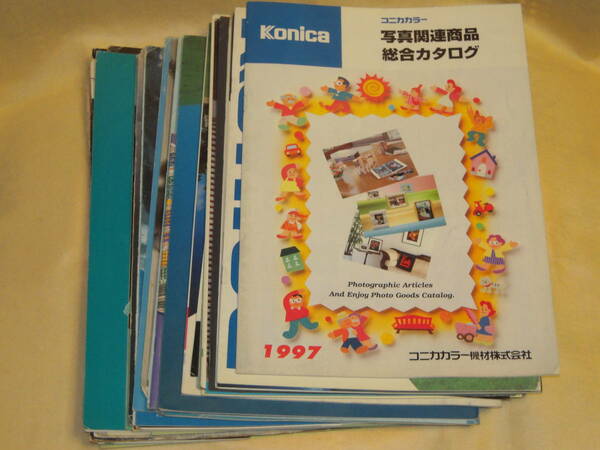 ：送料無料：　用品メーカー　カタログ山盛り　マスミ、フジ、エツミ、ハンザ、テンバ、コニカ、マルミ、パナソニック、他　３９枚位