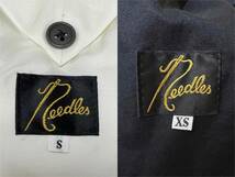 送料込 Needles ニードルス シャンブレーセットアップスーツ 美品S/XS メンズ Poly Chambray Cloth テーラードジャケット スラックスパンツ_画像7