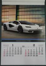 【即決】2024年豪華フィルムカレンダー スーパー・スポーツカー カウンタック マンソリー ヴェイダー マクラーレン　ジャガー_画像2