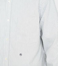 新品　ナナミカ　Button Down Stripe Wind Shirt_画像2