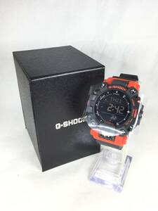 【MM-09】未使用品 G-SHOCK GW-9500-1A4JF MUDMAN(マッドマン) トリプルセンサー搭載 電波ソーラー プライスタグ・保証書・取扱説明書付き