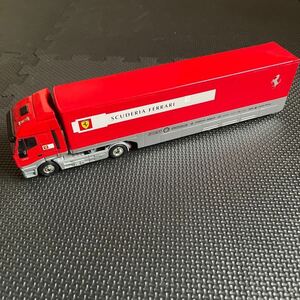 [ missing parts have ] Kyosho 1/64 Ferrari Transporter ibeko trailer minicar 