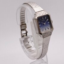 【稼働】SEIKO セイコー スペシャル 1140-3170 23石 ブルー文字盤 手巻き レディース腕時計_画像3