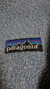 デカタグ！パタゴニア　フルジップ　フリースジャケット　グレーｘネイビー　M　PATAGONIA　patagonia