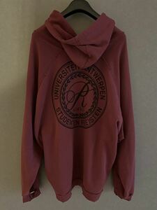 【RAF SIMONS】ラフシモンズ オーバーサイズフーディー Oversized hoodie with University badge and print