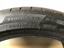 激安中古タイヤ　　255/40R21 102Y BS TURANZA 6 ☆　　23年製　　1本_画像3