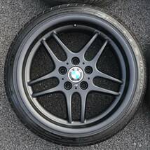 美品 BMW純正鍛造 Style37 18インチ 8J+13 / 9.5J+25 5Hx120 & NANKANG NS-2 4本セット BMW E31 E34 E36 E38 E39 E46 Mパラレル_画像4