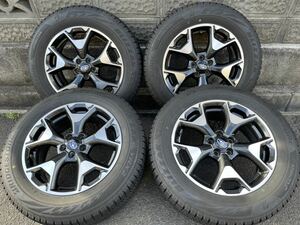 即決 美品 21年 超バリ山 BS上級グレード VRX2 スバル XV? 純正 ENKEI スタッドレス 225/60R17 レガシィ インプレッサ フォレスターにも?