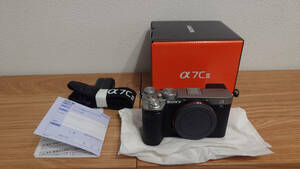 SONY　ミラーレス一眼カメラ α７CⅡ　ILCE-7CM2 美品　メーカー保証約9ヶ月残あり