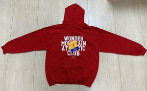 WONDER MOUNTAIN ATHLETIC CLUB パーカー フーディ コットン and wander nonnative 美品