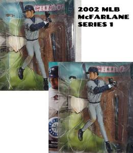 マクファーレントイズ MLB #51 イチロー グレーバリアント2種/ルーキーアクションフィギュア シリーズ1/シアトルマリナーズ/McFARLANE/