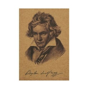 新品●ポスター ベートーベン B3サイズ おしゃれなポスター インテリア ビンテージ スタイリッシュ レトロ Ludwig van Beethoven