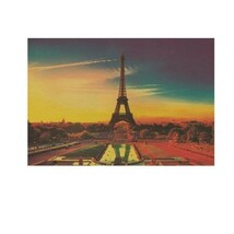 新品●ポスター B3サイズ パリ フランス エッフェル塔 おしゃれなポスター インテリア ビンテージ レトロ スタイリッシュ_画像1