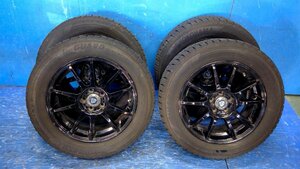 (I)アルミホイール STRANGER ストレンジャー スタッドレスタイヤ付き4本セット 205/60R16 PCD100 オフセット45 (5253)