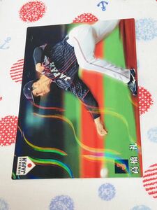  Calbee Professional Baseball chip s card kila samurai Japan Fukuoka SoftBank Hawks height ..