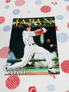 カルビー プロ野球チップスカード 日本代表 鈴木郁洋 中日ドラゴンズ 近鉄バファローズ