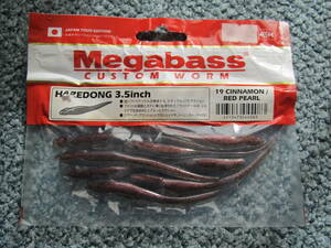 新品　MEGABASS HAZEDONG　メガバス　ハゼドン　3.5インチ 19 CINNAMON/RED PEARL