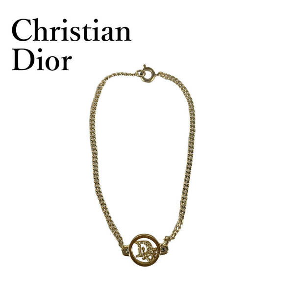 クリスチャンディオール Christian Dior ロゴ ブレスレット ゴールド アクセサリー BL0001