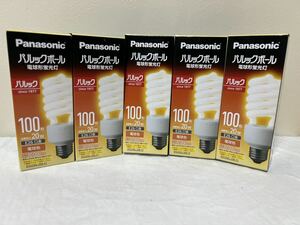 【菅:KER1918】☆中古・未使用・美品☆Panasonicパナソニック EFD25EL/20E F2パルックボール 電球形蛍光灯 100形 20W E26口金 スパイラル 