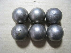 鉄球6球セット　直径約24㎜×6　重量約61g/1個　総重量約360ｇ　管理番号MC-37