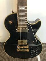 【茨川1204Y】Epiphone Les Paul Custom PRO Ebony エピフォン レスポールカスタム プロ　2014年製 中古　エレキ ギター 楽器 _画像2