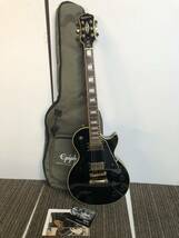 【茨川1204Y】Epiphone Les Paul Custom PRO Ebony エピフォン レスポールカスタム プロ　2014年製 中古　エレキ ギター 楽器 _画像1