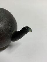 [預伊丹] 骨董　蔵出　華石銘　銅製　急須 茶道具 古美術 茶器 _画像6